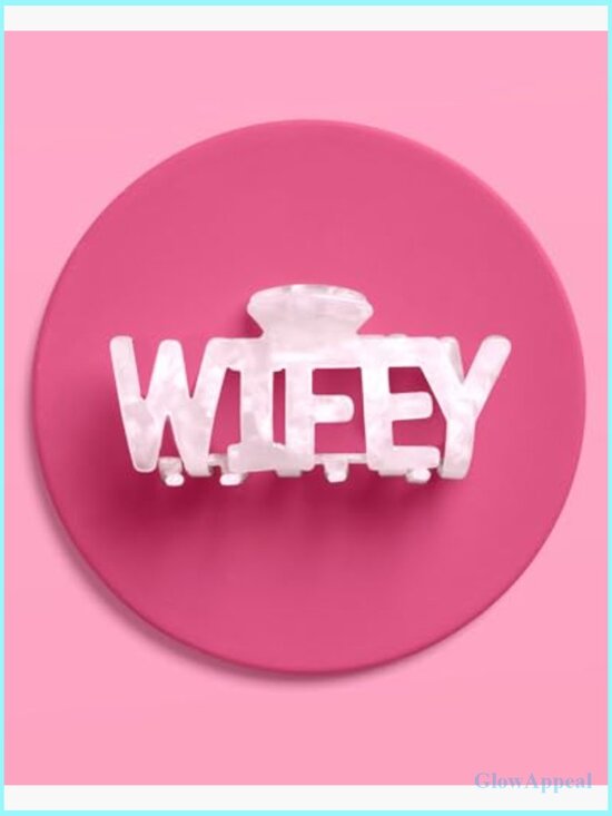 Wifey Claw Hair Clip with Sturdy Teeth - Bride to Be main image 5